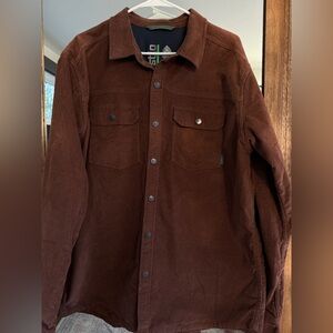 Stio Men's Dark Brown Shirt Jacket